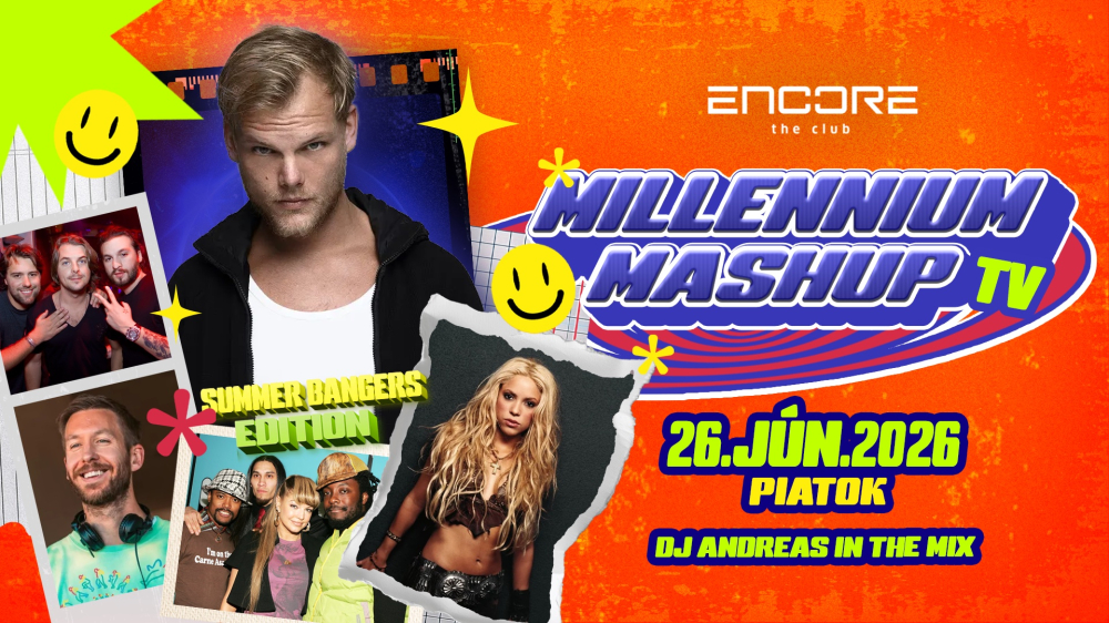 <b>MILLENNIUM MASHUP TV - SUMMER BANGERS EDITION</b><small> 26.6.2026</small>