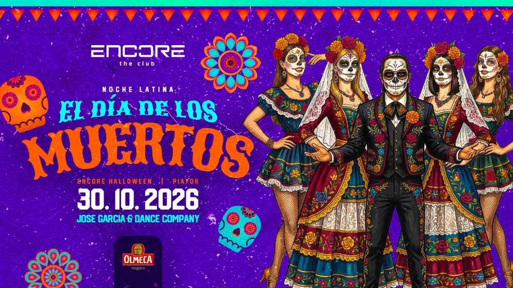 <b>NOCHE LATINA - EL DÍA DE LOS MUERTOS</b><small> 30.10.2026</small>